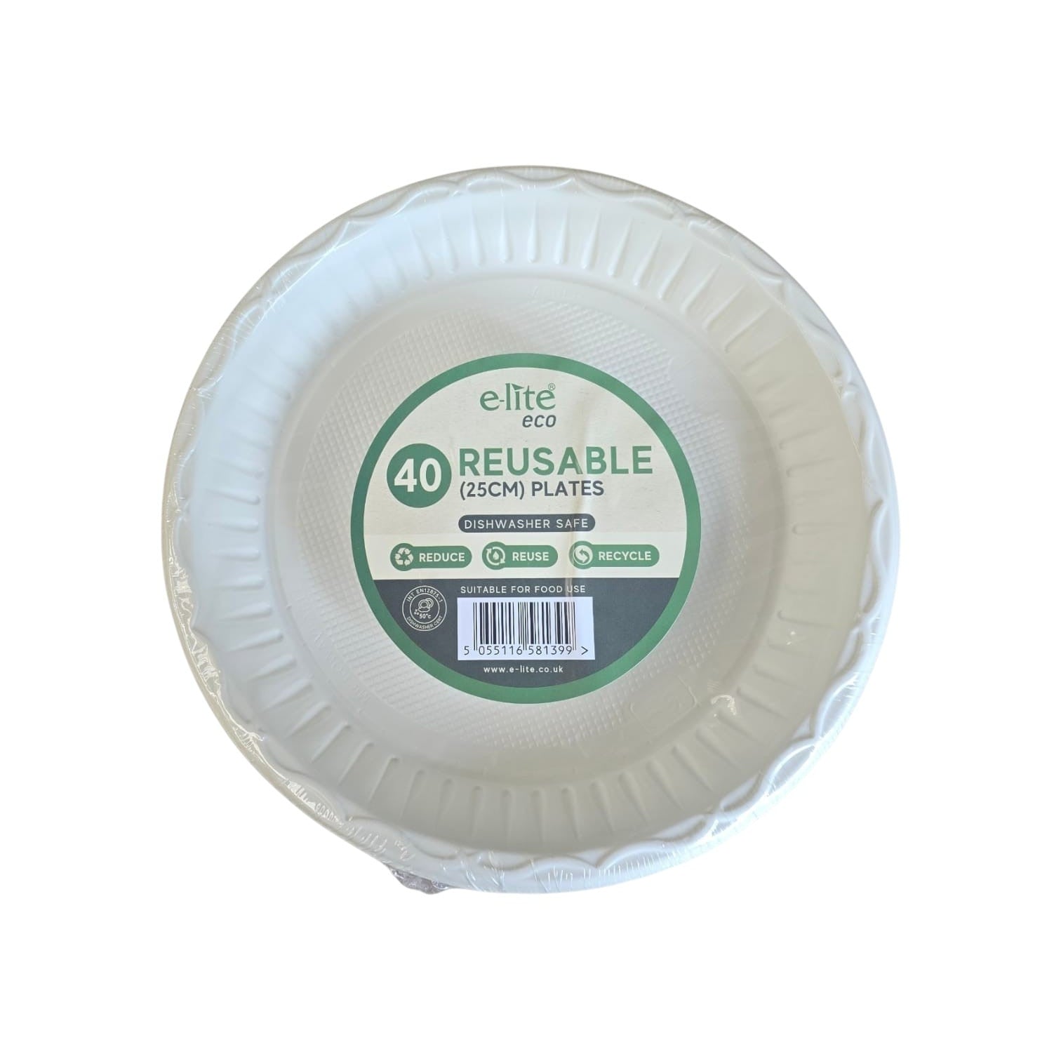 Plastic Plates- 10 inch (cream)