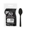 Black Plastic Heavy Duty Spoon