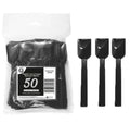 Black Plastic Heavy Duty Ice Cream Spoon