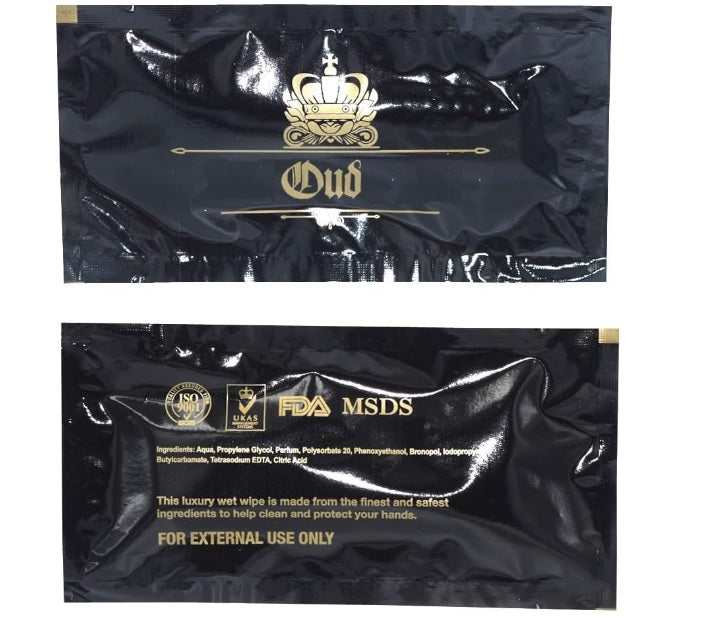 Oud Scented Hand Wipes