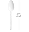 White Plastic Table Spoon